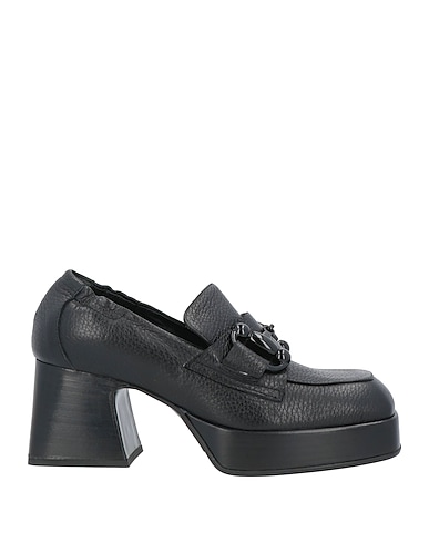 BRUGLIA Loafers Black Soft Leather
