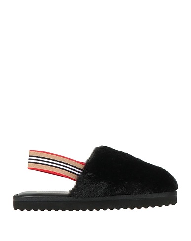 BURBERRY Sandalen Schwarz Gewebefasern