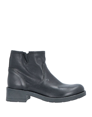 TSD12 Stiefelette Schwarz Kalbsleder