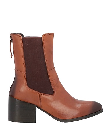 CAFèNOIR Ankle boot Tan Soft Leather