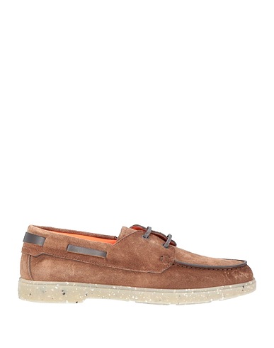 SANTONI Loafers Dark brown Leather