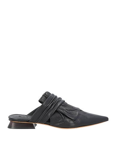 MALLONI Mules and clogs Black Soft Leather