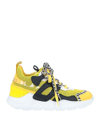 MALLONI Sneakers Yellow Soft Leather
