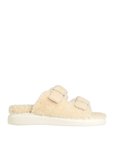 MCQUEEN Sandals Cream Soft Leather