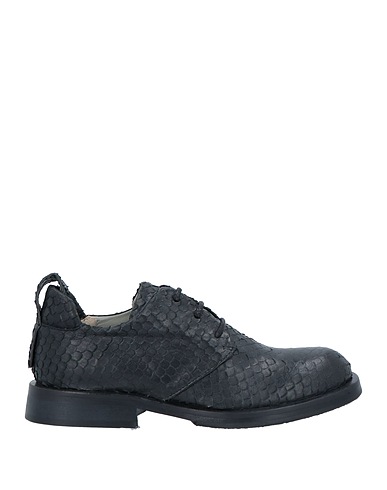 MALLONI Laced shoes Black Soft Leather
