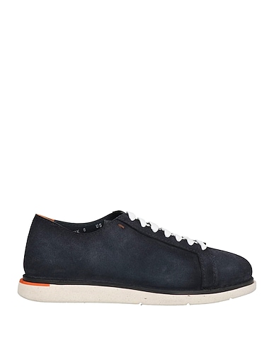 SANTONI Sneakers Midnight blue Leather
