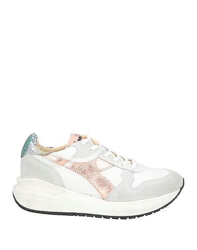 DIADORA HERITAGE Sneakers White Leather, Textile fibres