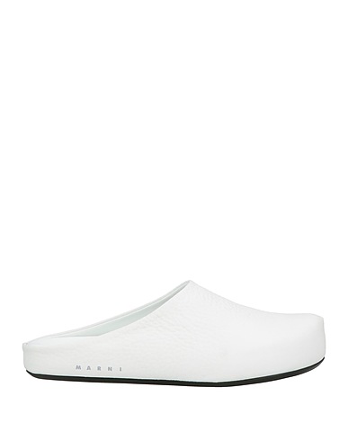 MARNI Mules and clogs White Leather