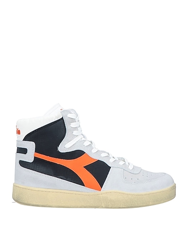 DIADORA HERITAGE Sneakers Light grey Leather, Textile fibres