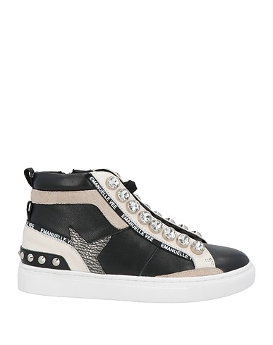 EMANUÉLLE VEE Sneakers Black Soft Leather