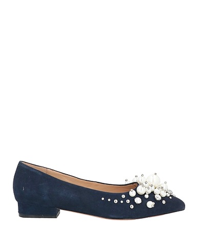 THE SELLER Ballet flats Midnight blue Leather