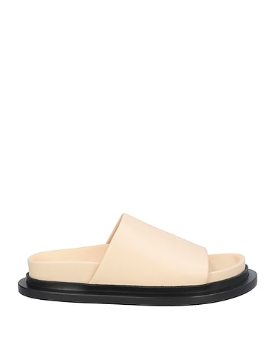 JIL SANDER Sandals Beige Soft Leather