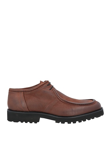 ROBERTO BOTTICELLI Laced shoes Brown Soft Leather