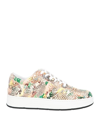 JIMMY CHOO Sneakers Beige Soft Leather