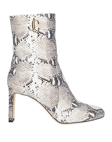JIMMY CHOO Ankle boot Grey Soft Leather