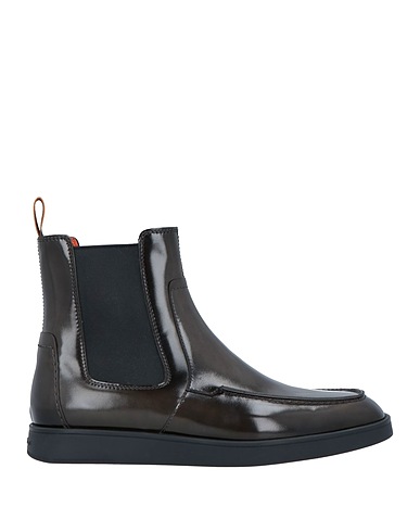 SANTONI Stivaletti Testa di moro Pelle