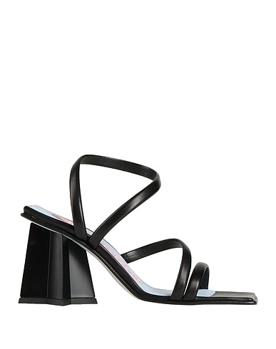 CHIARA FERRAGNI Sandals Black Textile fibers