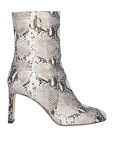 JIMMY CHOO Ankle boot Grey Calfskin