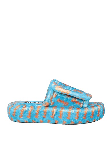 NATASHA ZINKO Sandali Azzurro Fibre tessili