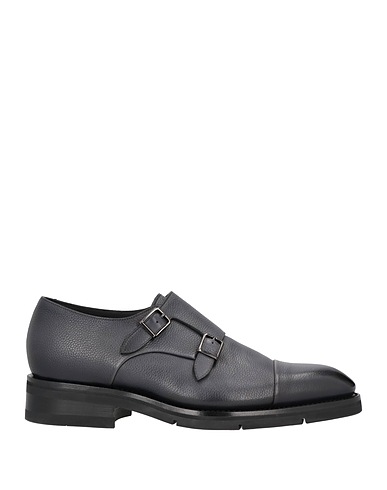 SANTONI Mocassino Piombo Pelle