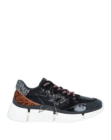 NIRA RUBENS Sneakers Nero Pelle, Fibre tessili