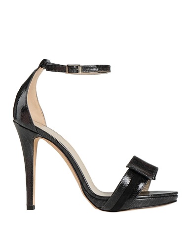 MIA BECAR Sandals Black Textile fibers