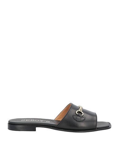 SEBOY'S Sandalen Schwarz Leder