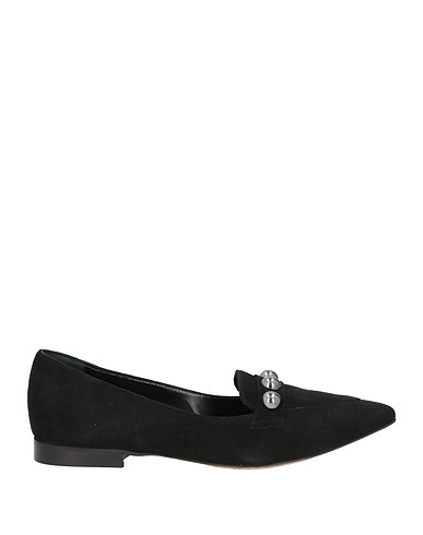 LEA-GU Loafers Black Leather