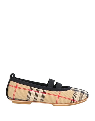 BURBERRY Ballerinas Beige Gewebefasern