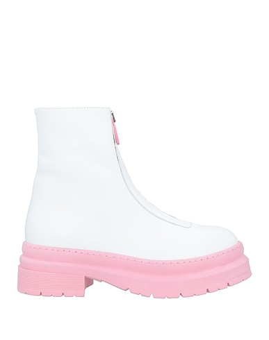 CHIARA FERRAGNI Ankle boot White Soft Leather