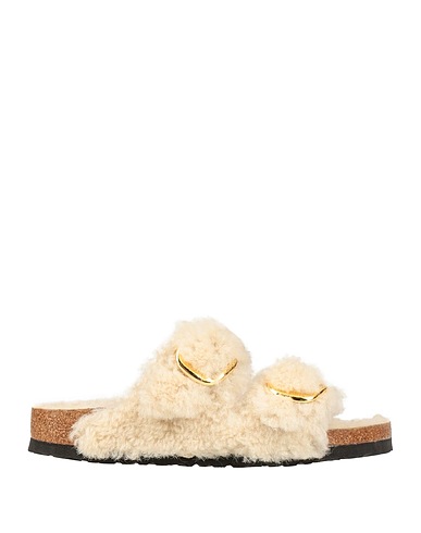 BIRKENSTOCK サンダル アイボリー リアルファー