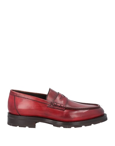 SANTONI Loafers Brown Leather