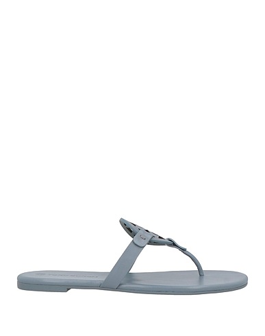 TORY BURCH Flip flops Light blue Calfskin