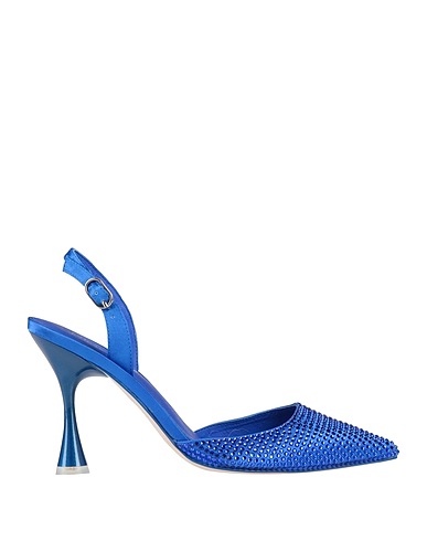 JEFFREY CAMPBELL Pump Blue Textile fibers