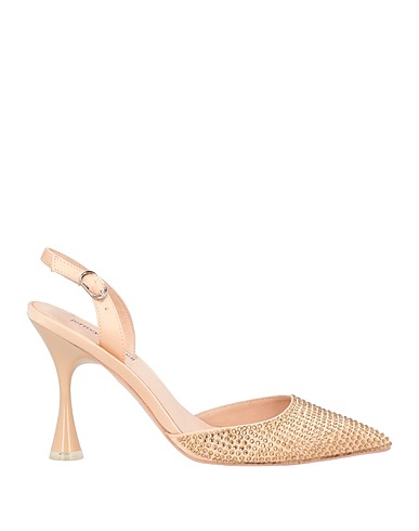 JEFFREY CAMPBELL Décolleté Cipria Fibre tessili