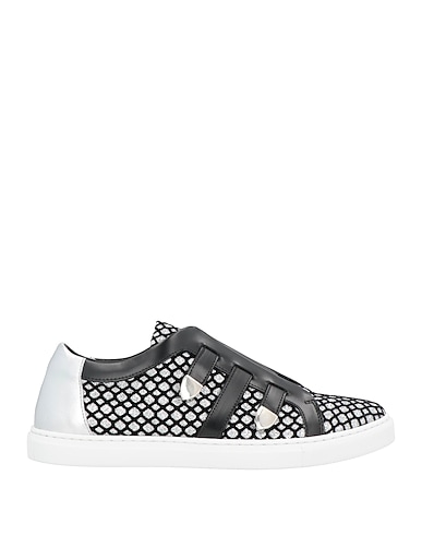 MIA BECAR Sneakers Nero Fibre tessili, Pelle