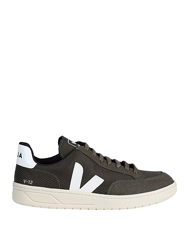 VEJA Sneakers V-12 Military green 100% Recycled polyester