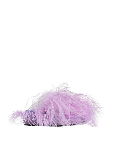 THE ATTICO Sandals Mauve Textile fibres