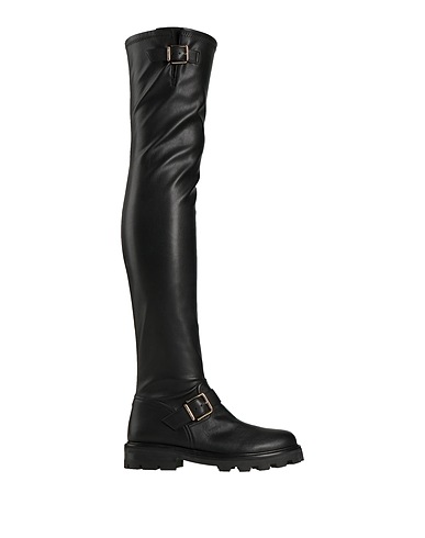 JIMMY CHOO Boots Black Textile fibres