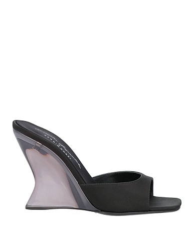 EVANGELIE SMYRNIOTAKI x SERGIO ROSSI Sandali Nero Fibre tessili