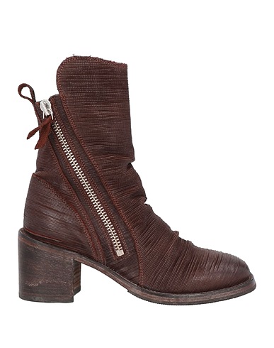 MOMA Ankle boot Dark brown Soft Leather