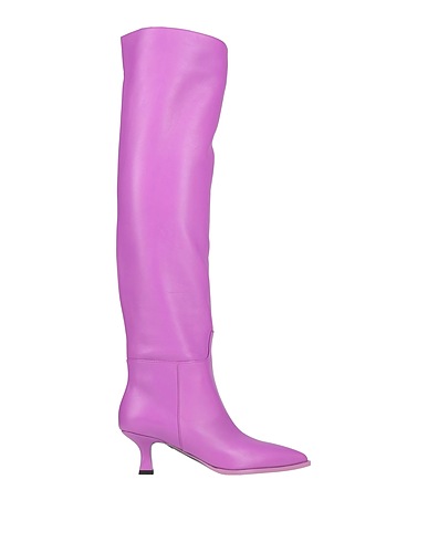 3JUIN Boots Mauve Soft Leather