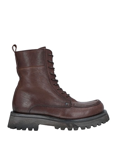 MOMA Ankle boot Dark brown Leather