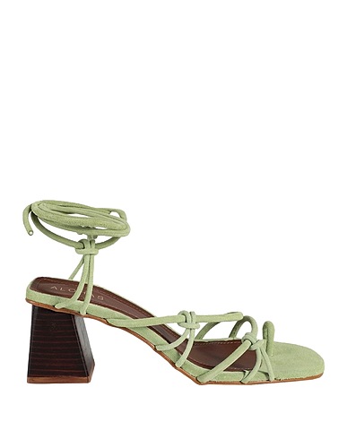 ALOHAS Flip flops Light green Leather