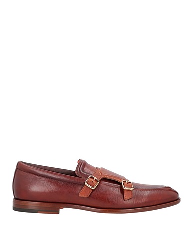 SANTONI Loafers Tan Soft Leather