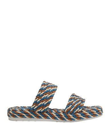 8 by YOOX Sandali Carta da zucchero 50% Poliestere, 50% Cotone, Pelle