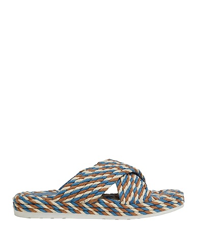 8 by YOOX Sandali Carta da zucchero 50% Poliestere, 50% Cotone, Pelle