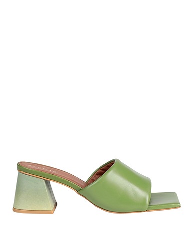 ALOHAS Sandali Verde 100% Pelle