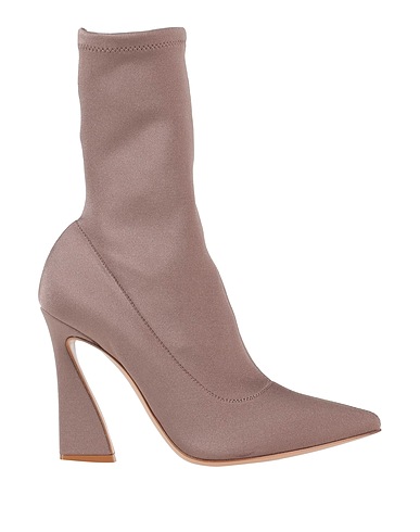 GIANVITO ROSSI Ankle boot Light brown Textile fibers