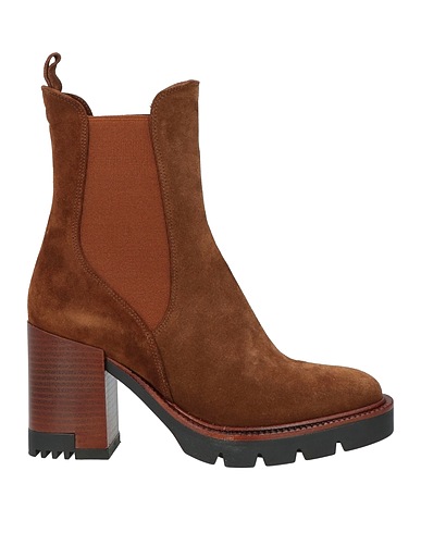LORENZO MARI Ankle boot Brown Soft Leather